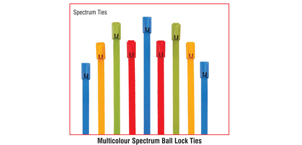 Multicolour Spectrum Ball Lock Ties